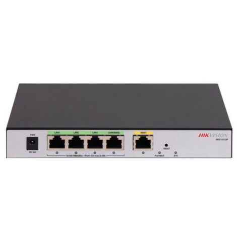 Hikvision DS-3WG105GP-SI Routeur connecté Fast Ethernet, Gigabit Ethernet Noir, Gris (1/5)