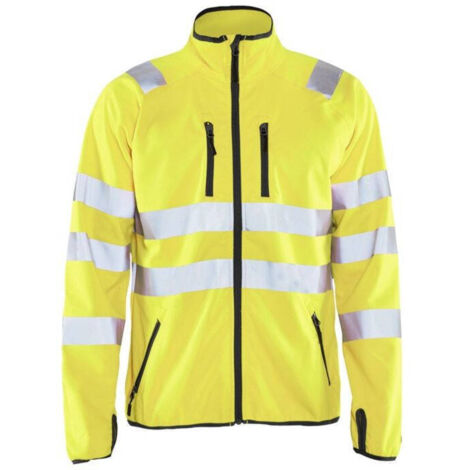 Veste de travail softshell haute visibilité 4906 - Jaune fluo XXXL (1/4)