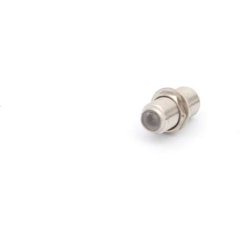 DOUBLE CONNECTEUR F FEMELLE AVEC RONDELLE ET ECROUS CF05 RI733 (1/2)