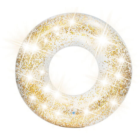 Bouée gonflable Paillettes Or Ø 119 cm - Intex