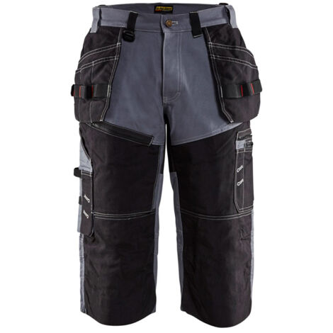 Pantaloni da lavoro Blaklader X1500 100% twill di cotone 370 g/m² Grigio / Nero 50 (1/5)