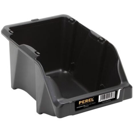 Perel Bac à bec, empilable, plastique, 125 x 195 x 90 mm, noir (1/6)