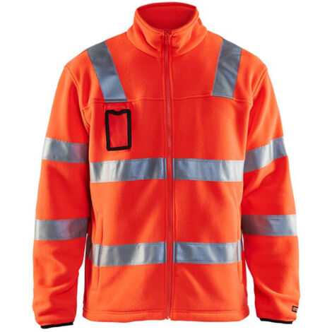 Veste de travail polaire haute visibilité 4833 - Rouge fluo XXXL (1/4)