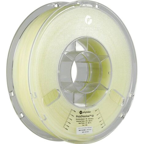 Polymaker PH01002 Polydissolve S1 Filament PVA hydrosoluble 2.85 mm 750 g naturel 1 pc(s) X256012 (1/5)