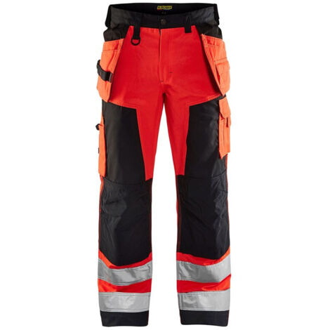Pantalon de travail Blaklader 1568 imperméable genoux renforcés (1/5)