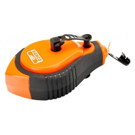 Bahco – Règle à plomb pour marquage précis – Mélange nylon et coton – Capacité 16 kg – Triple vitesse de rembobinage – CL1221 (1/4)