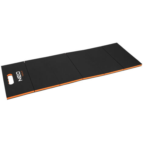 Tapis pliable pour travailler sous la voiture, 1200 x 400 x 23 mm, 3 couches