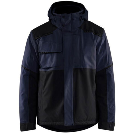 Veste de travail hiver stretch 2D 4881 - Marine foncé/Noir XL (1/4)