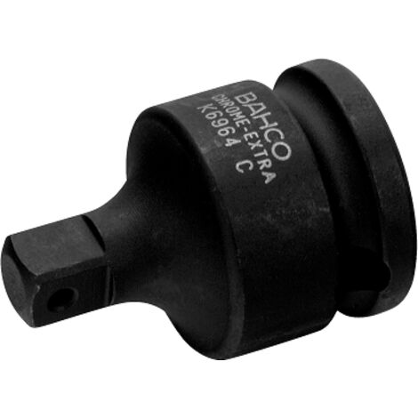 BAHCO - Adaptateur pour carré conducteur 1/2" à 3/8" avec finition phosphatée, 35 mm (1/2)