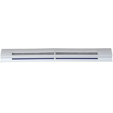 Aldes – Entrée d'air hygroréglable EHL L – Socle acoustique pour fixation sur mortaise fente double – Isolement acoustique 38 à 42 dB