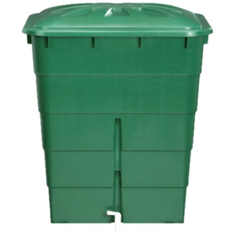 Graf – Cuve à eau rectangulaire 300L – En polyéthylène traité U.V – Avec couvercle et robinet 3/4" – Faible encombrement pour espaces réduits