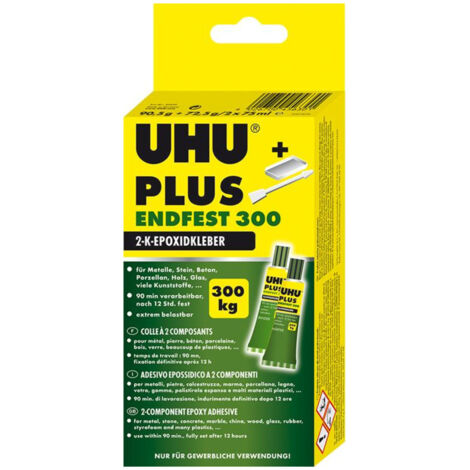 UHU plus Colle bi-composant 2K-Seringue 24ml/25g (Par 6) (1/4)