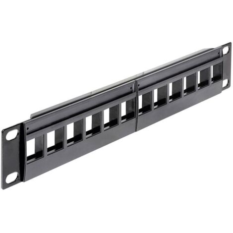 Panneau de brassage 12 ports Delock 43259 non équipé 1 UH X42086 (1/4)
