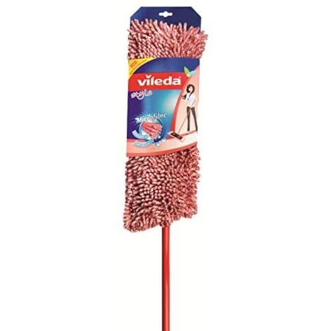 Balai-serpillère plat Vileda Pet Pro – Élimine 3x plus de poils d'animaux – Microfibres 100% – Utilisation sèche ou humide