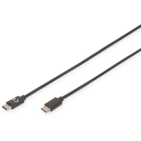 Digitus Câble USB-C Mâle USB-C 24 broches Mâle Noir USB-C 24 broches 3 m (1/5)