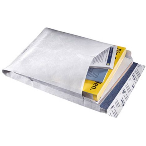 Tyvek Dupont 00067183 Pochette à soufflet (l x H) 250 mm x 353 mm blanc Utilisation pour format de papier=DIN B4 20 pc( (1/4)