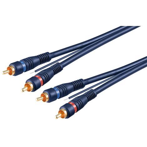 Cable RCA Stereo Double-Blinde avec Remote - Serie 400 - 4m (1/5)
