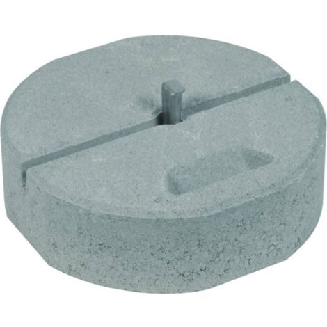 Socle de béton C45/55 avec cavité de prise et cale diamètre 337 m H 90 mm (1/2)