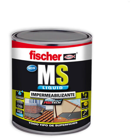 Imperméabilisation Constructive Ms Liquid 1kg Brun /tile 534616 Fischer (1/5)