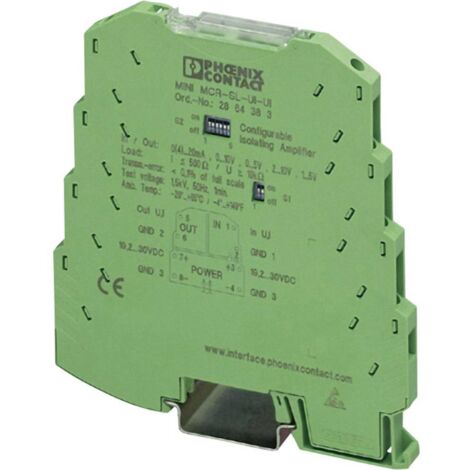 Amplificateur séparateur MCR 3 voies Contenu: 1 pc(s) Phoenix Contact MINI MCR-SL-UI-UI-NC 2864150 (1/3)