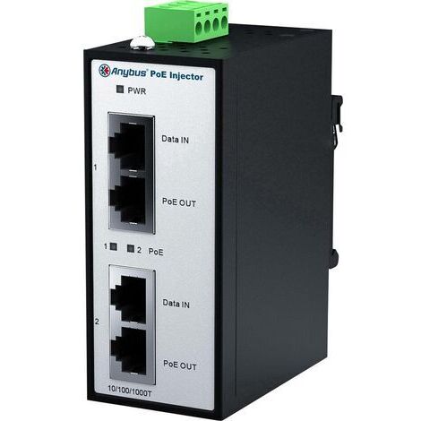 Injecteur PoE Anybus AWB4006 AWB4006 RJ-45 12 V/DC, 24 V/DC, 36 V/DC, 48 V/DC, 57 V/DC 1 pc(s) X464161 (1/5)