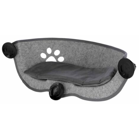 Lit de bronzage de fenêtre pour chat Filzino 70x26x26 cm Gris Kerbl (1/5)