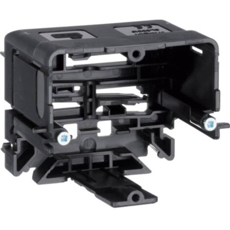 Hager GLS5510 Canal d'allège prise encastrable pour appareils (L x l) 71 mm x 64 mm 1 pc(s) noir C132441 (1/3)