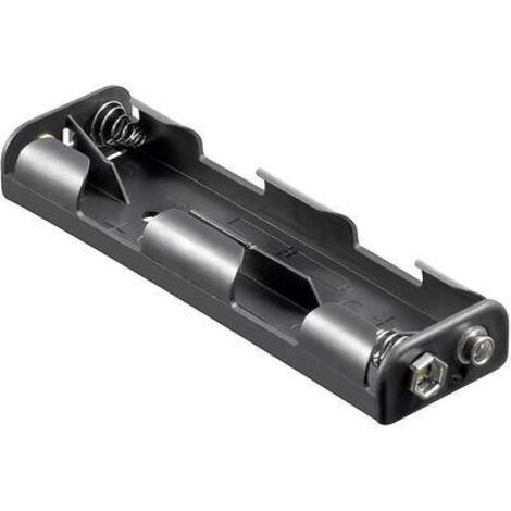 Support de pile 4x LR6 (AA) Goobay 11985 raccordement par empreinte pile 9V (L x l x H) 109 x 32 x 16.2 mm X39713 (1/2)