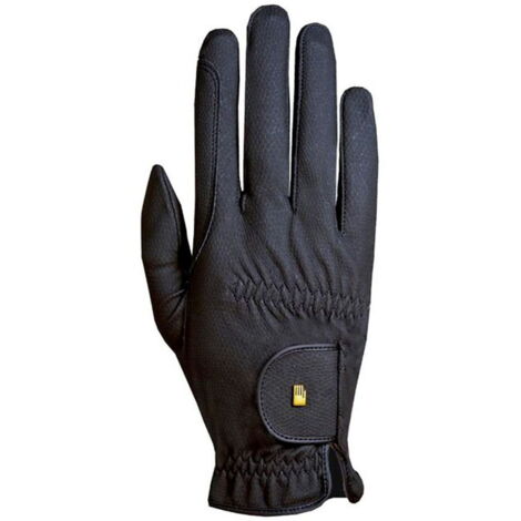 6, Anthracite: Gants d'équitation d'hiver Roeck Grip pour adultes et enfants respirants avec renforts et excellente prise en main (1/5)