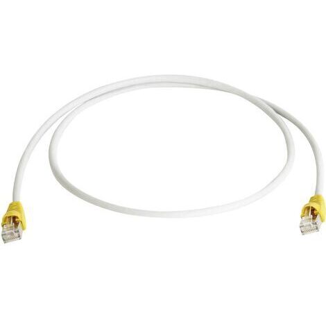 Câble de raccordement réseau informatique RJ45 (croisé) Telegärtner 100008470 CAT 6a S/FTP gris 3.00 m Q032271 (1/4)