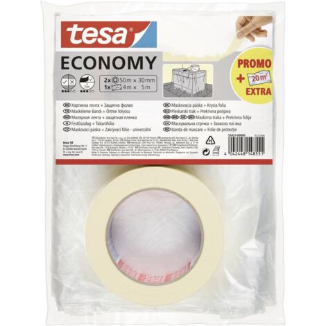 tesa Economy 55421-00000-05 Ruban de masquage pour peinture blanc 1 set W695612 (1/2)