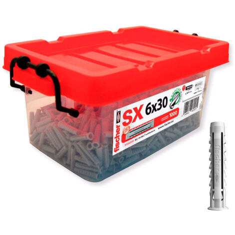 Boîte De Chevilles Sx 6x30 - 1000 Unités 503313 - Fischer