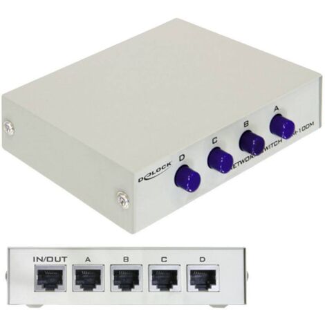 Switch réseau Delock 87588 4 ports 100 MBit/s V744751 (1/3)