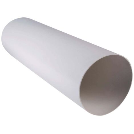 Tuyau rond DN 150 – 20210162 – Longueur 1m – Gaine VMC sans manchon pour systèmes de ventilation – Circulation d'air efficace – Wallair