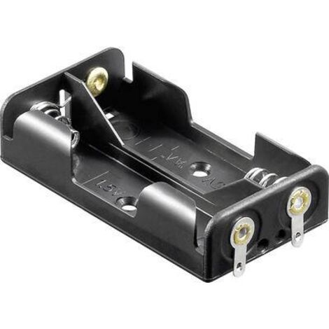 Support de pile 2x LR6 (AA) Goobay 46552 raccordement à souder (L x l x H) 58 x 32 x 14.5 mm Y961171 (1/2)
