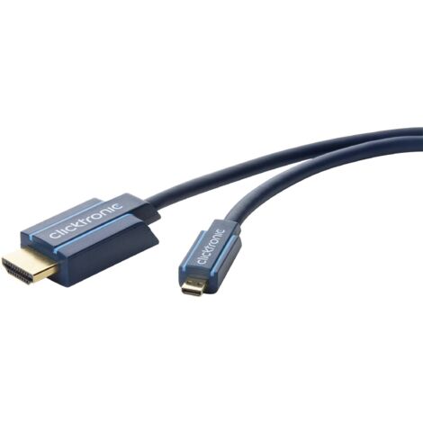 Câble Adaptateur HDMI™ vers Micro-HDMI™, 4K/30Hz. Longueur de câble 5 m (1/3)