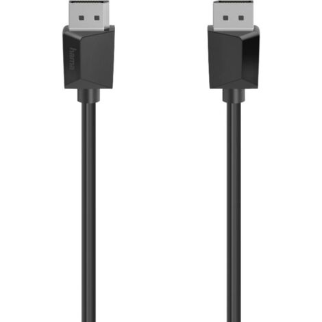 Câble de raccordement Hama DisplayPort Fiche mâle DisplayPort, Fiche mâle DisplayPort 1.50 m noir 00200696 Câble DisplayPort W431822 (1/4)