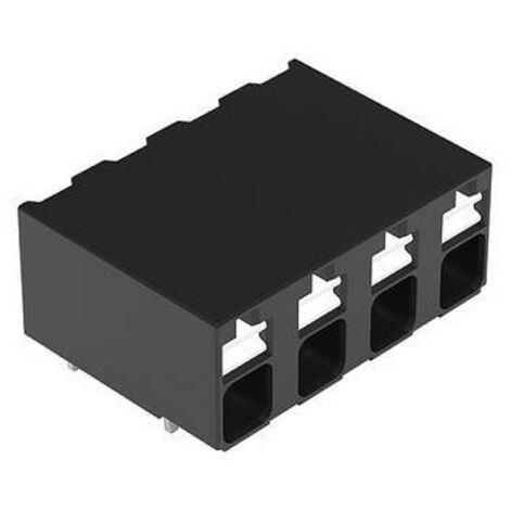 WAGO 2086-3204/300-000 Borne pour circuits imprimés 1.50 mm² Nombre de pôles 4 noir 1 pc(s) X516262 (1/2)