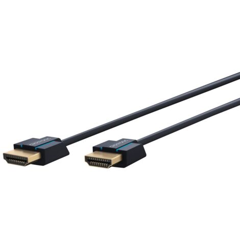 Ultra-Slim Câble HDMI™ Haute Vitesse avec Ethernet, 4K/60Hz. Longueur de câble 1 m (1/5)