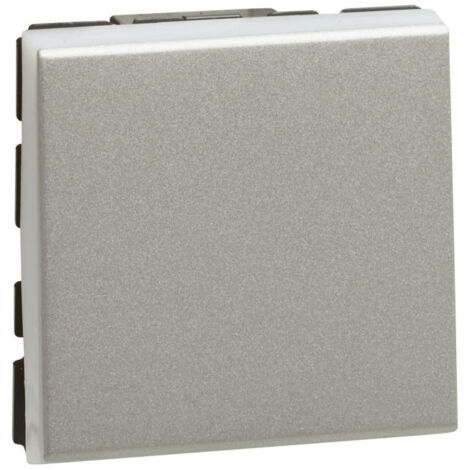 va et vient - 2 modules - 10a - alu - legrand mosaic 079211l