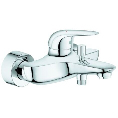 Mitigeur monocommande pour baignoire-douche en laiton chromé - Grohe Eurostyle (1/4)
