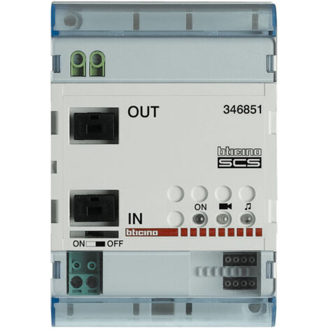 Module d’extension d’installation BUS 2 fils 4 modules DIN BTICINO 346851