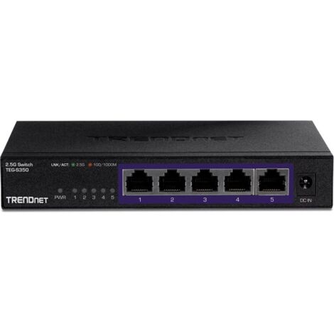 Switch réseau TrendNet TEG-S380 2.5 GBit/s S380752 (1/2)