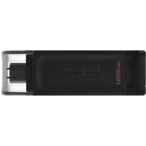 Kingston Technology DataTraveler 70 clé USB 128 Go USB Type-C 3.2 Gen 1 (3.1 Gen 1) Noir (1/5)