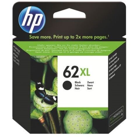 Cartouche HP 62XL haute capacité noire pour imprimante jet d'encre (1/5)