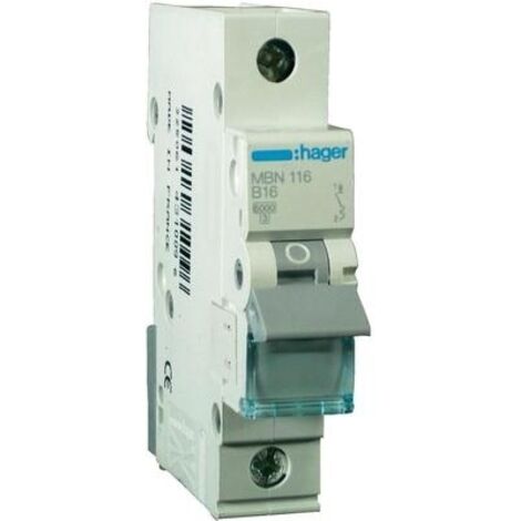 DISJONCTEUR DE PROTECTION DE CIRCUIT B10 A HAGER MBN110