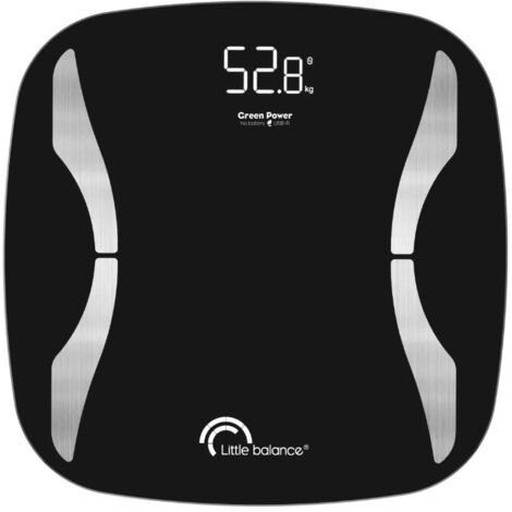 Pèse-personne Little Balance Soft 4 USB-R 8651 connecté Noir
