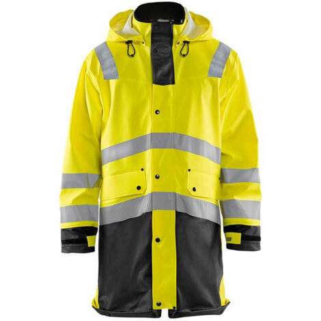 Veste de pluie haute visibilité niveau 3 4326 - Jaune fluo/Noir XXXL (1/4)