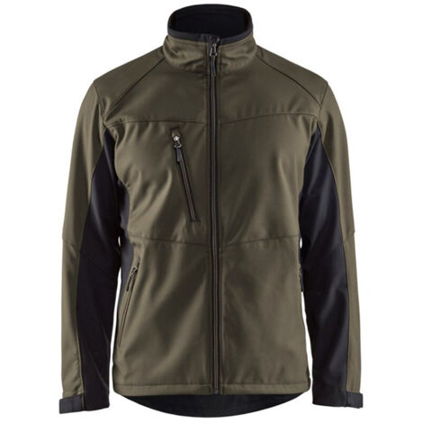 Veste de travail softshell 4950 - Vert Kaki/Noir XS (1/4)