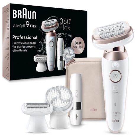 Braun – Épilateur électrique femme sans fil – Tête flexible 360° – Autonomie 50 min – 2 vitesses – Pour épilation sous la douche (1/4)